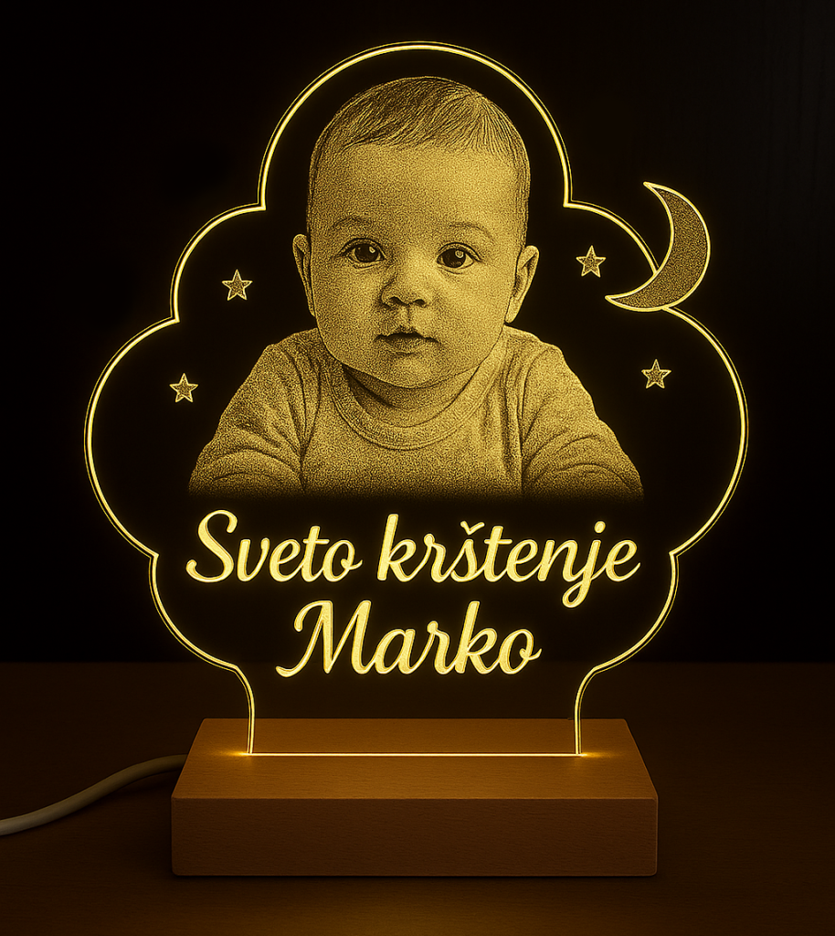 Unikatna lampa za sveto krštenje