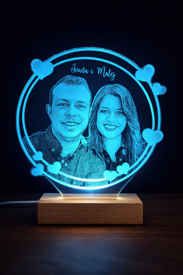 Ambijentalna lampa portret