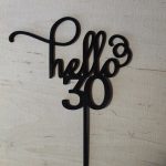 Hello 30 40 50 topper toper ukras za tortu