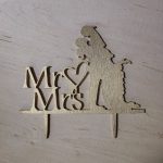Mr mrs toper mladenci svadbeni torta