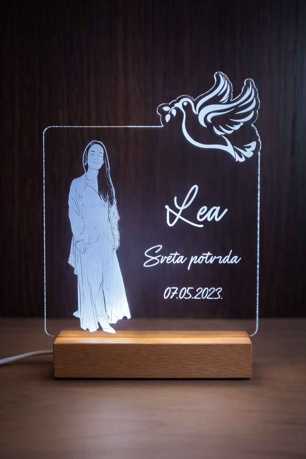 Ambijentalna lampa Sveta krizma/potvrda/krštenje/pričest