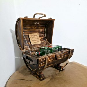 Originalan poklon za kuma i rođendan – drvena bačvica s gravurom