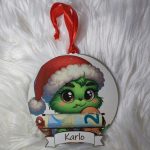Božićna kuglica Grinch
