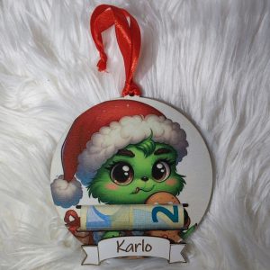 Božićna kuglica Grinch