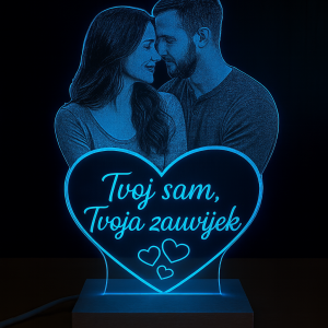 Personalizirana LED lampa za parove