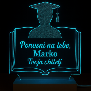 Personalizirana LED lampa za maturu