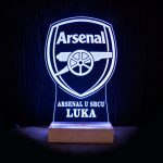 Arsenal ambijentalna lampa drveno postolje LUKA