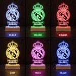 Real Madrid ambijentalna lampa boje osvjetljenja