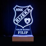 Rijeka ambijentalna lampa drveno postolje FILIP