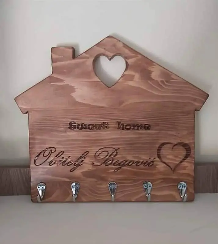 Vješalica za ključeve "Home"