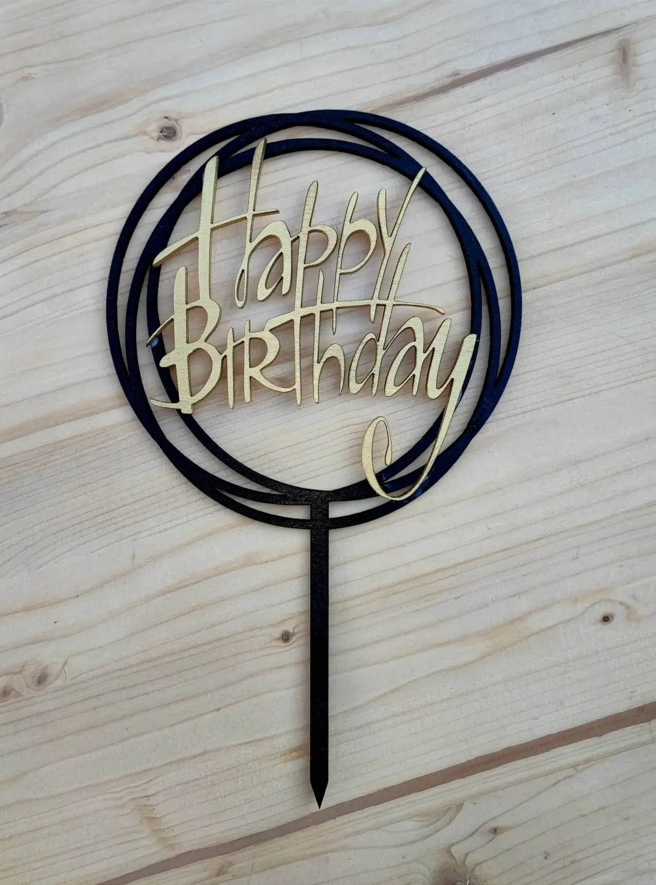 Happy Birthday toper - ukras za tortu