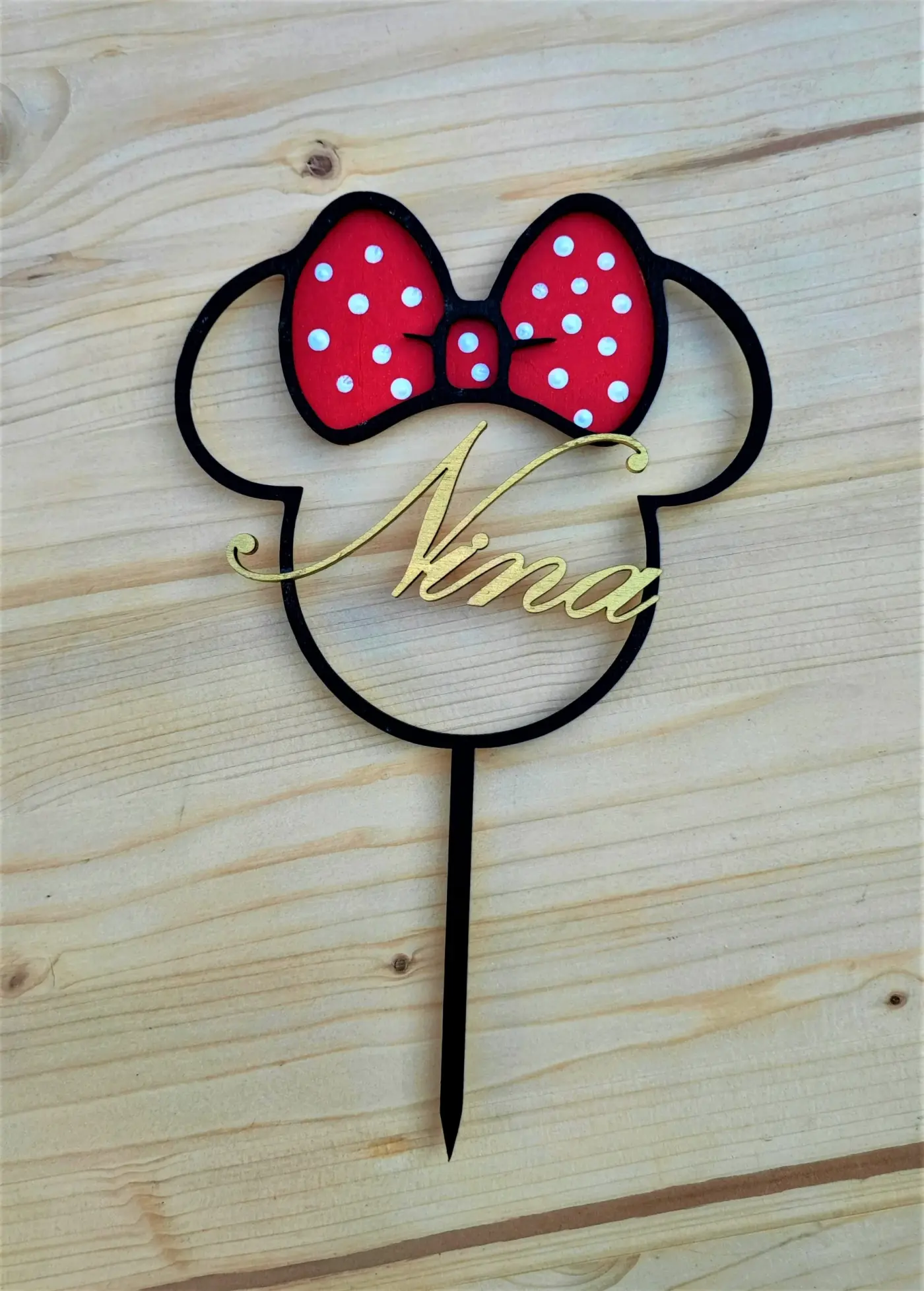 Toper za tortu Minnie Mouse