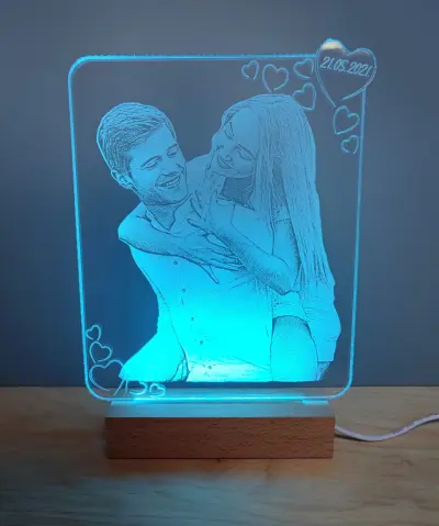 Ambijentalna Lampa Ljubav