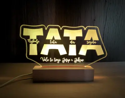 Personalizirani poklon za tatu LED lampa