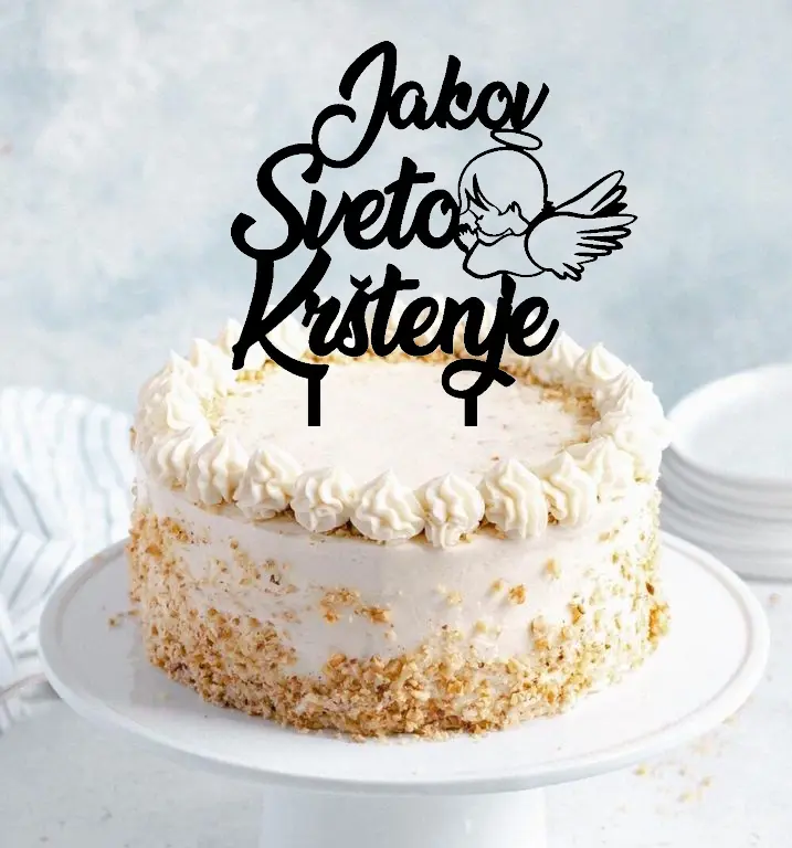 Toper za tortu Sveto krštenje1
