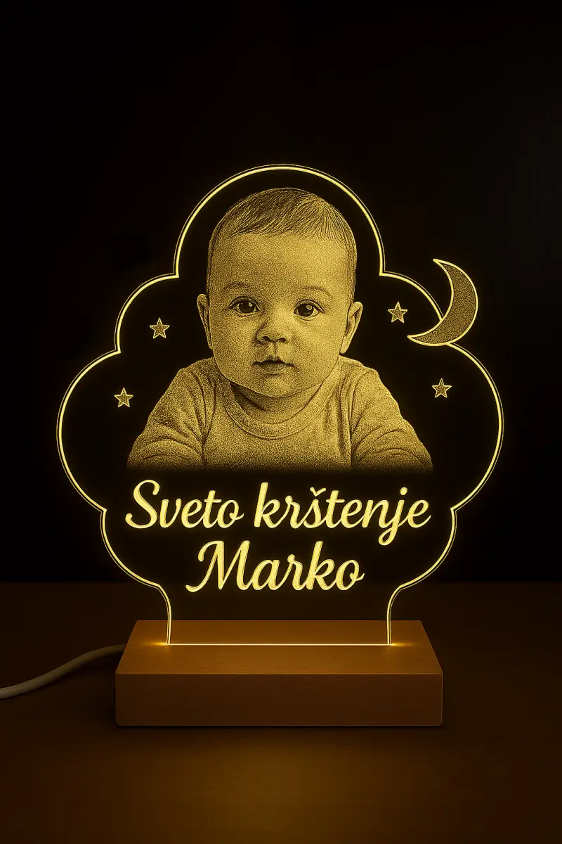 Unikatna lampa za sveto krštenje