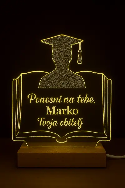 Personalizirana LED lampa za maturu