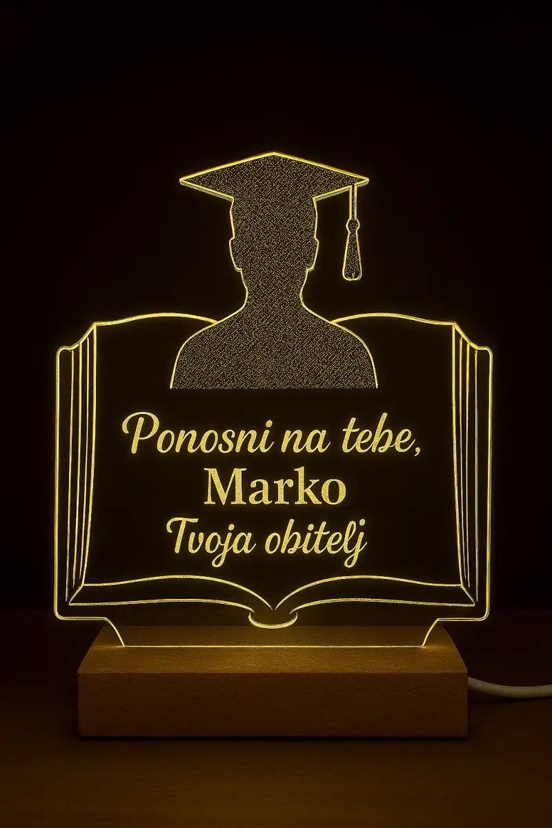 Personalizirana LED lampa za maturu Personalizirana LED lampa za maturu