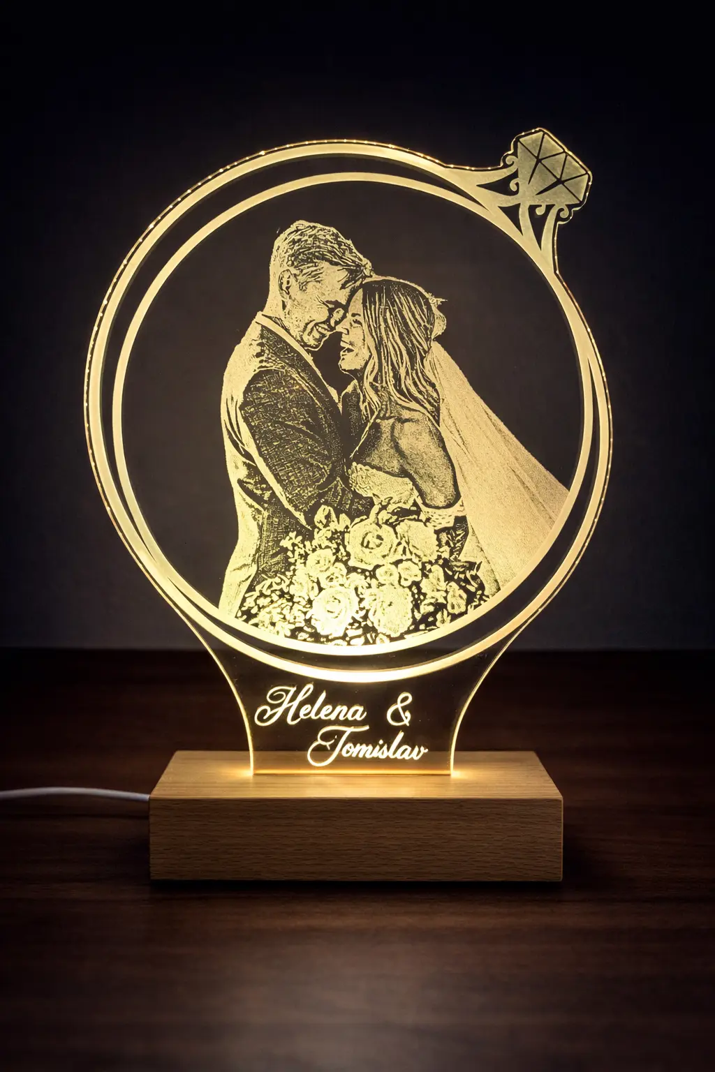 Noćna Lampa Godišnjica Braka