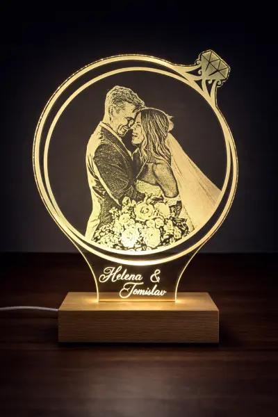 Noćna Lampa Godišnjica Braka